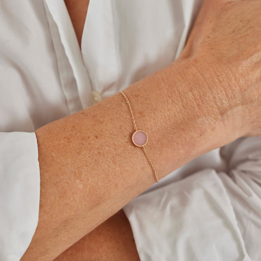 Bracelet Nuances opale rose