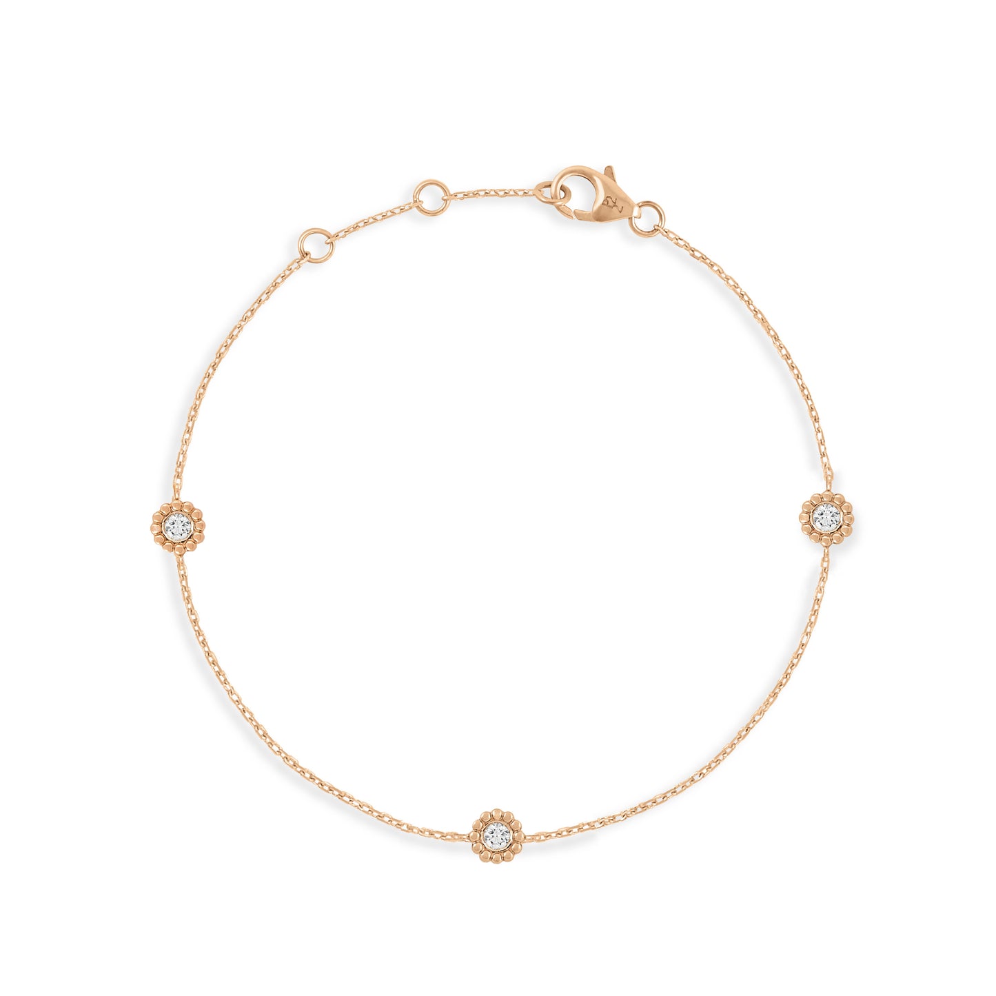 Bracelet Marguerite diamant