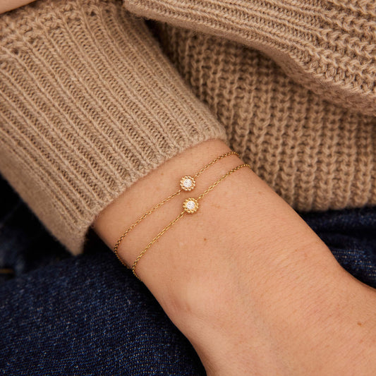 Bracelet Marguerite diamant