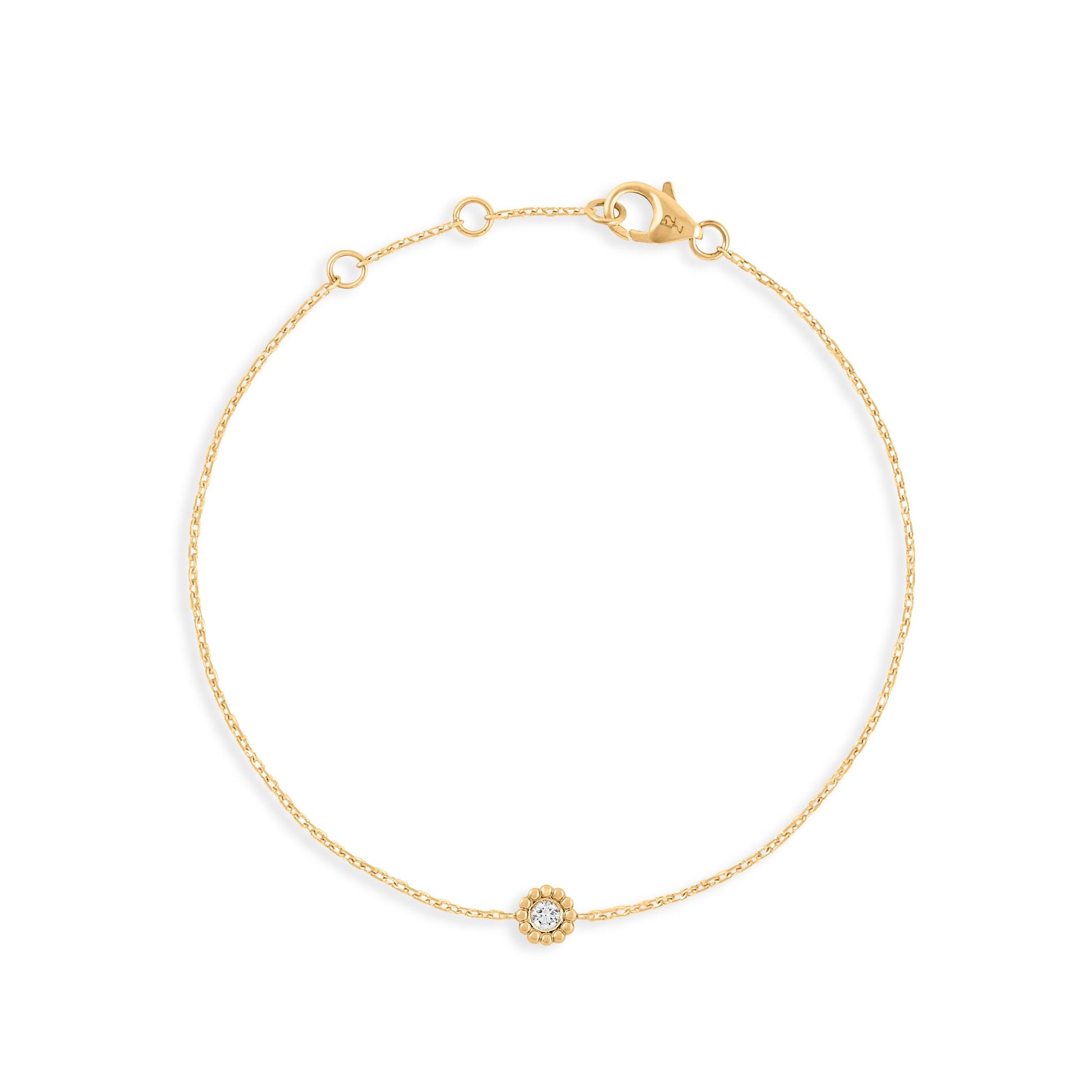 Bracelet Marguerite diamant - Or 18 carats