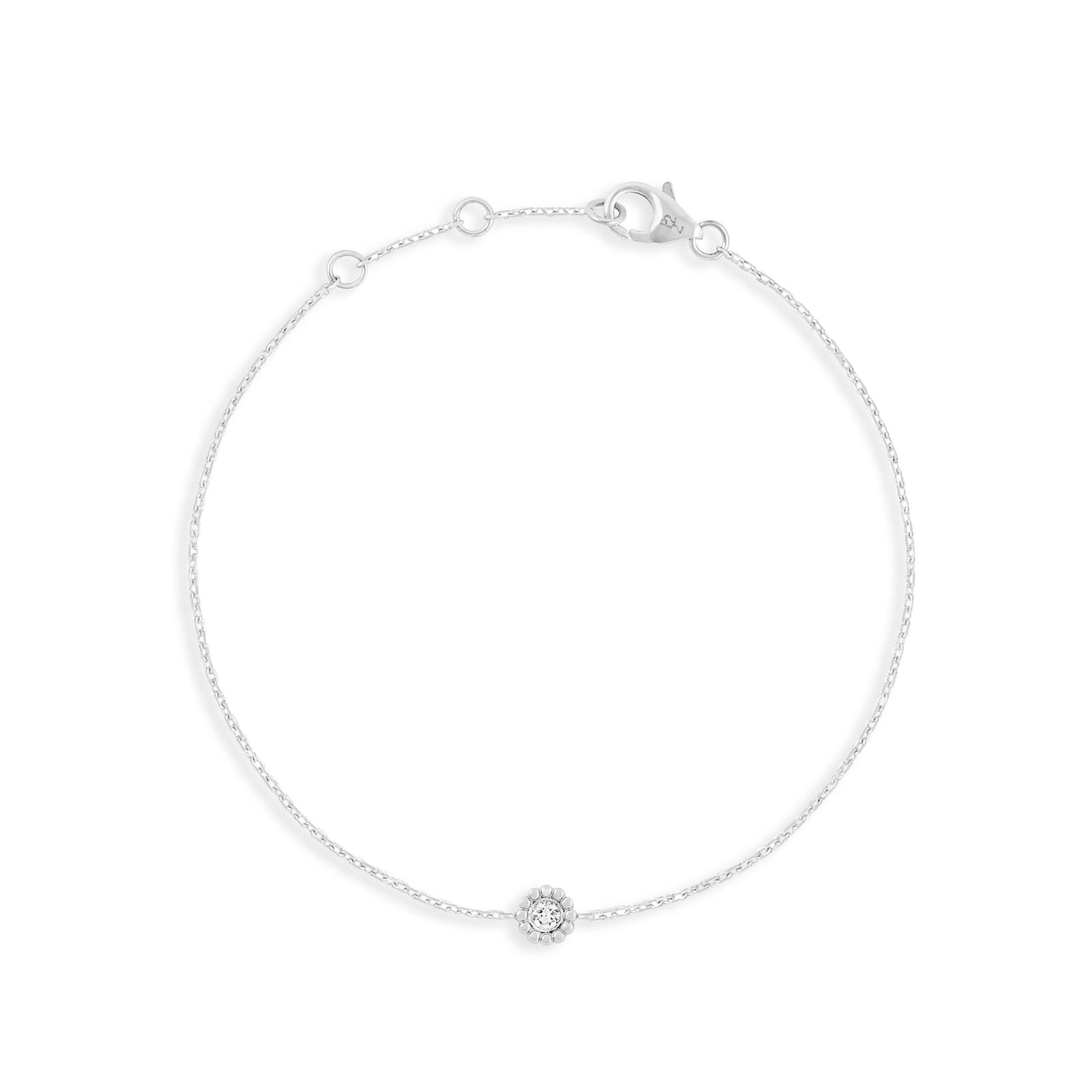 Bracelet Marguerite diamant - Or 18 carats