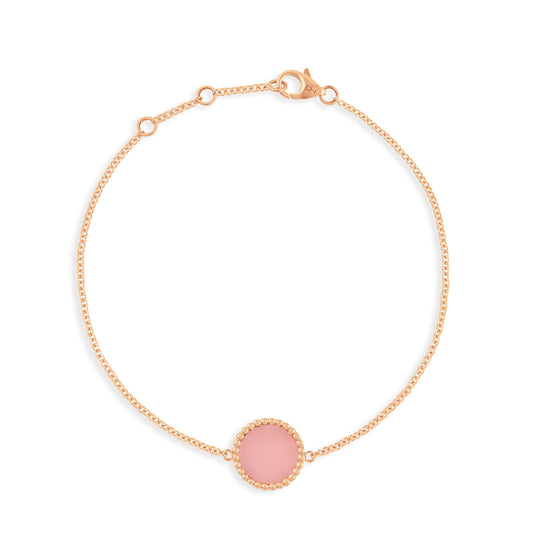 Bracelet Nuances opale rose - Or rose 18 carats