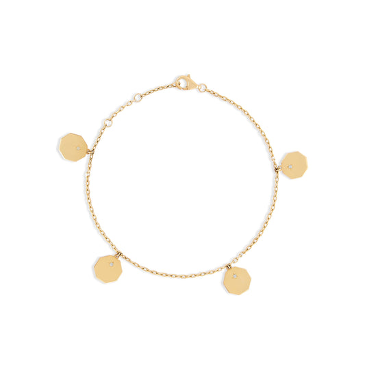 Bracelet Pampilles Mini Éternité - Or 18 carats et diamants