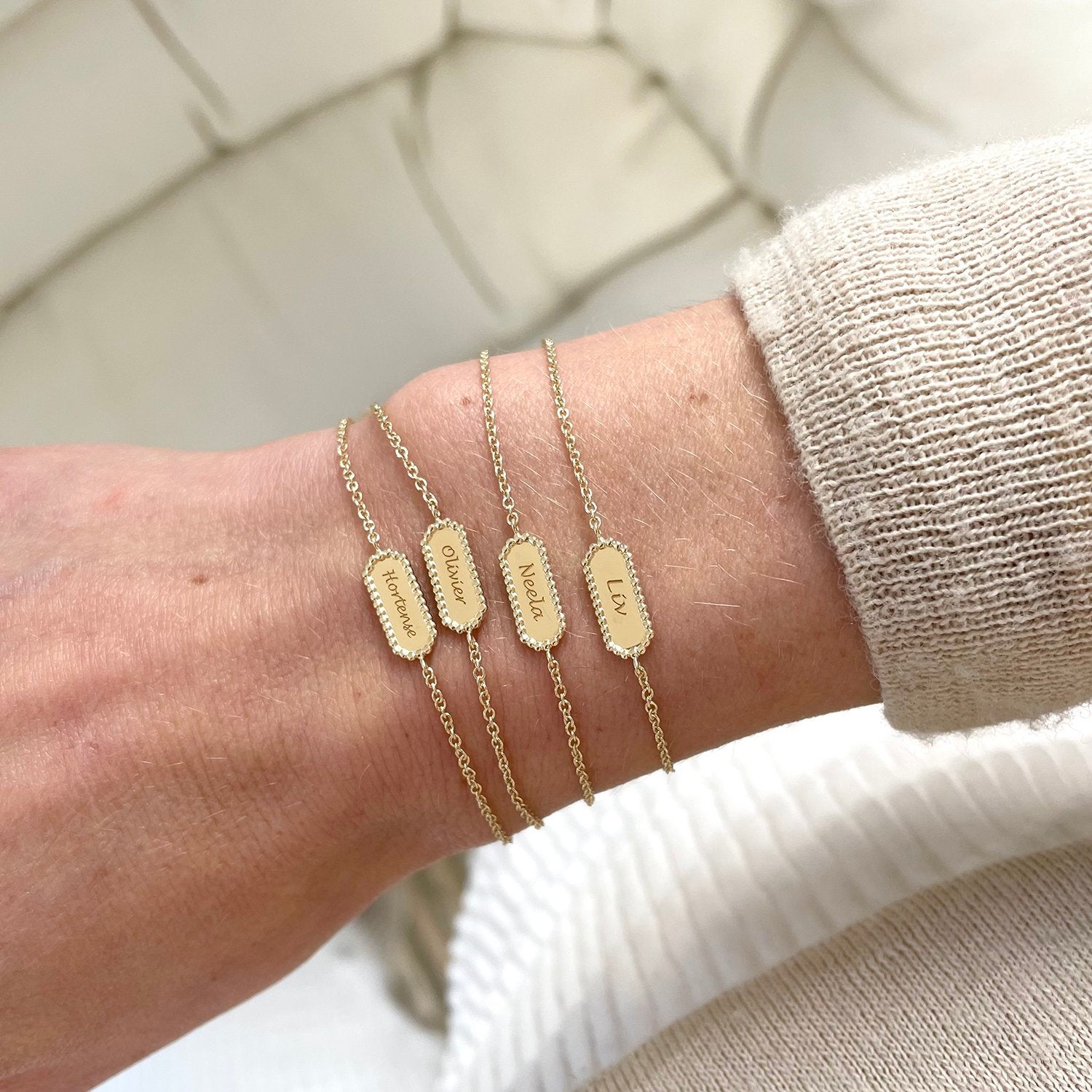 Bracelet gourmette - Or 18 carats