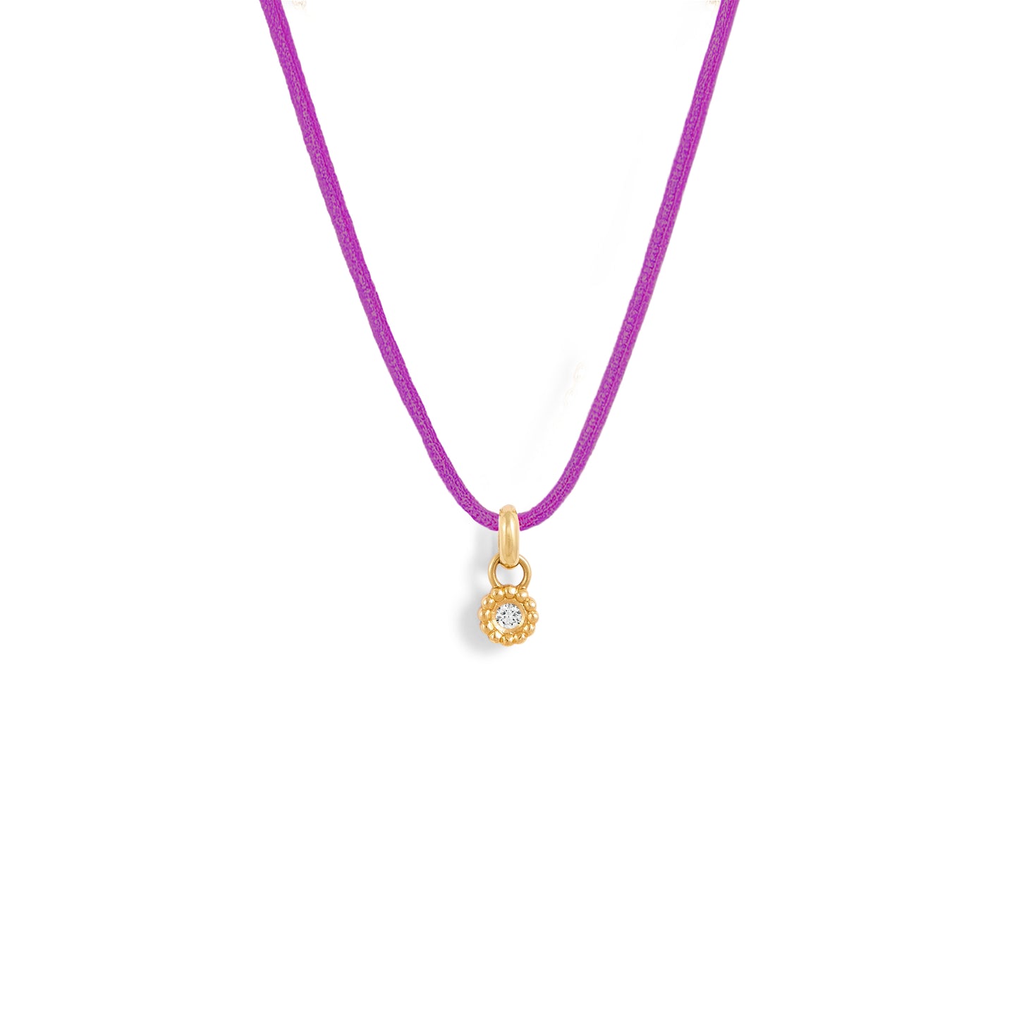 Cordon coulissant pour pendentif