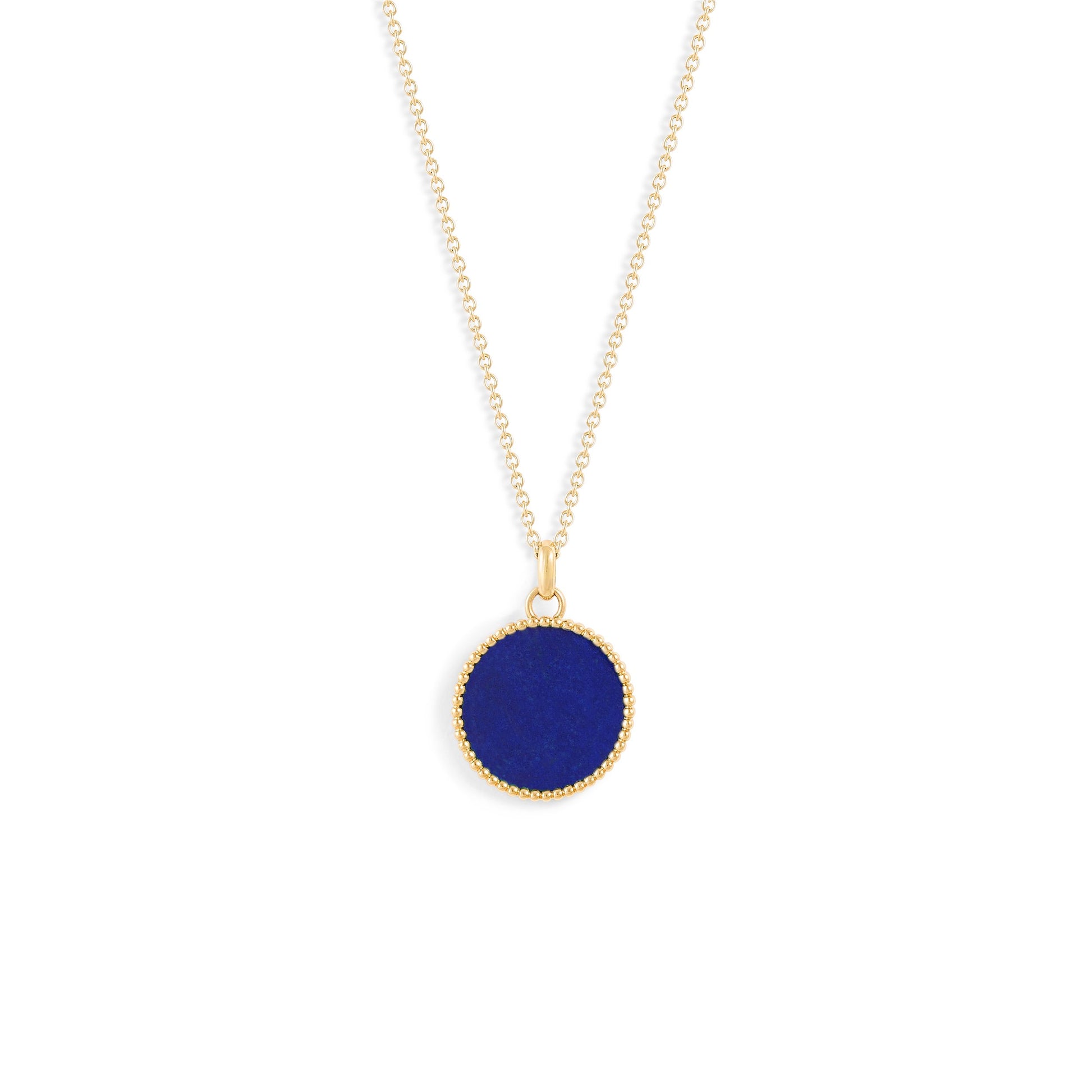 Médaille Nuances Lapis lazuli - Or jaune 18 carats