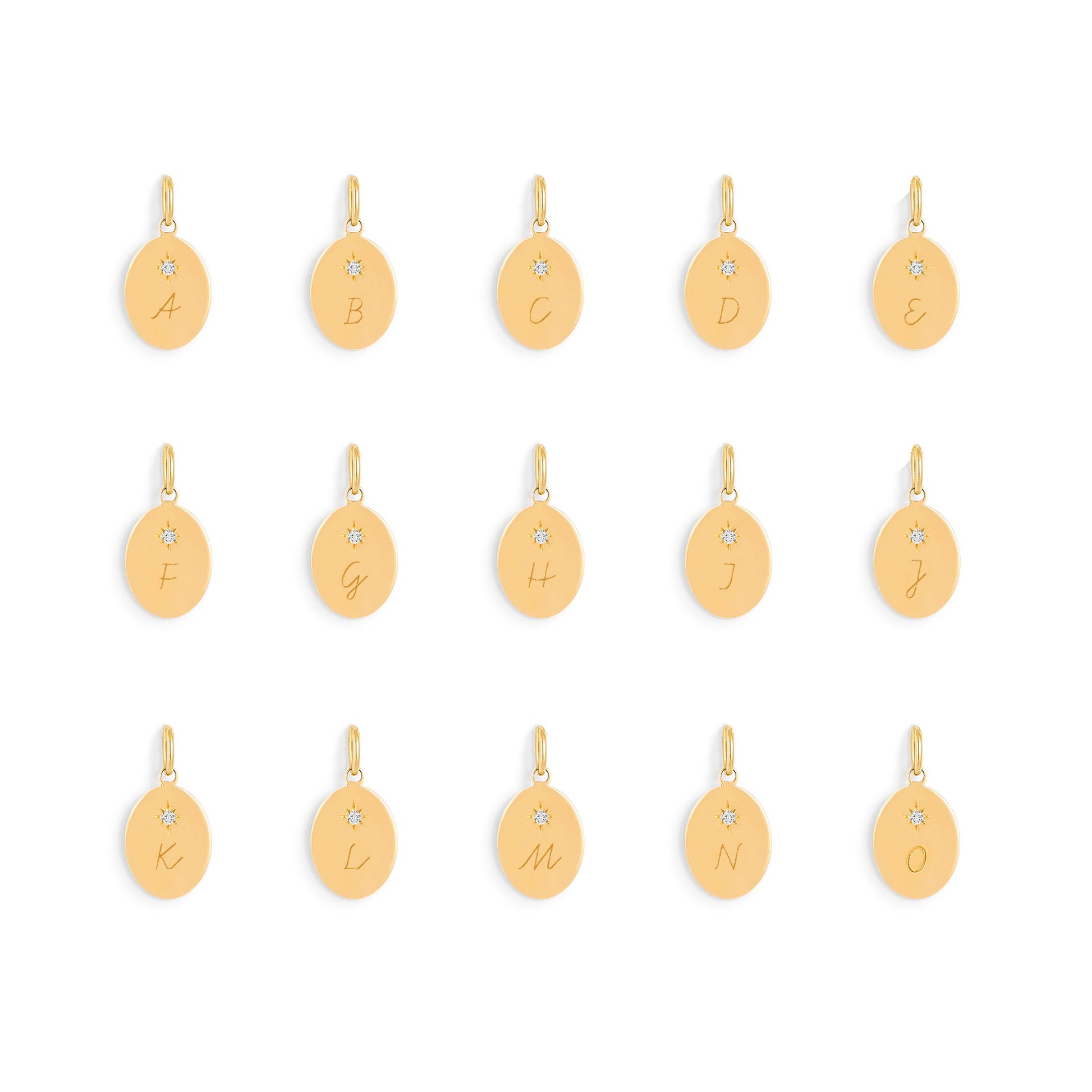 Médaille Forget me not - Or 18 carats et diamant