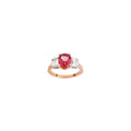 Bague Sirius - Or 18 carats diamants et tourmaline