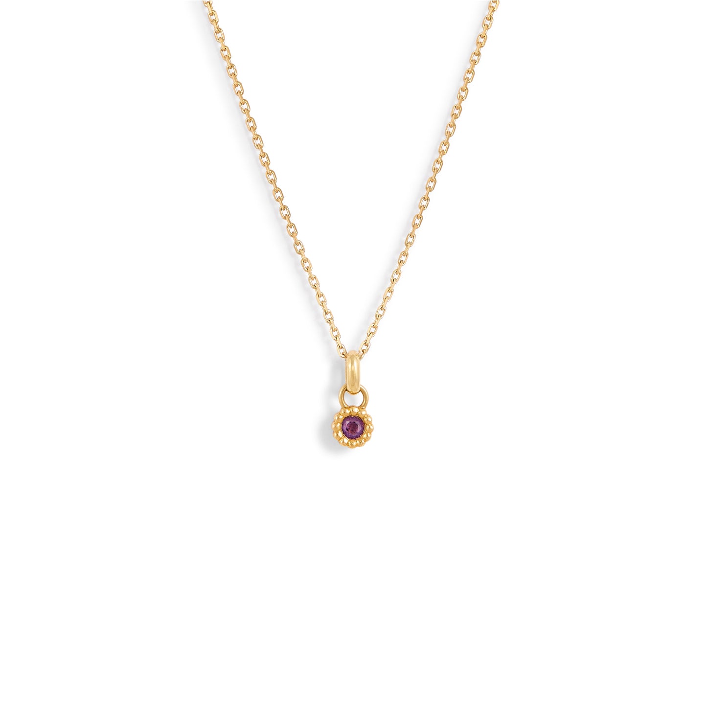 Pendentif Marguerite Améthyste