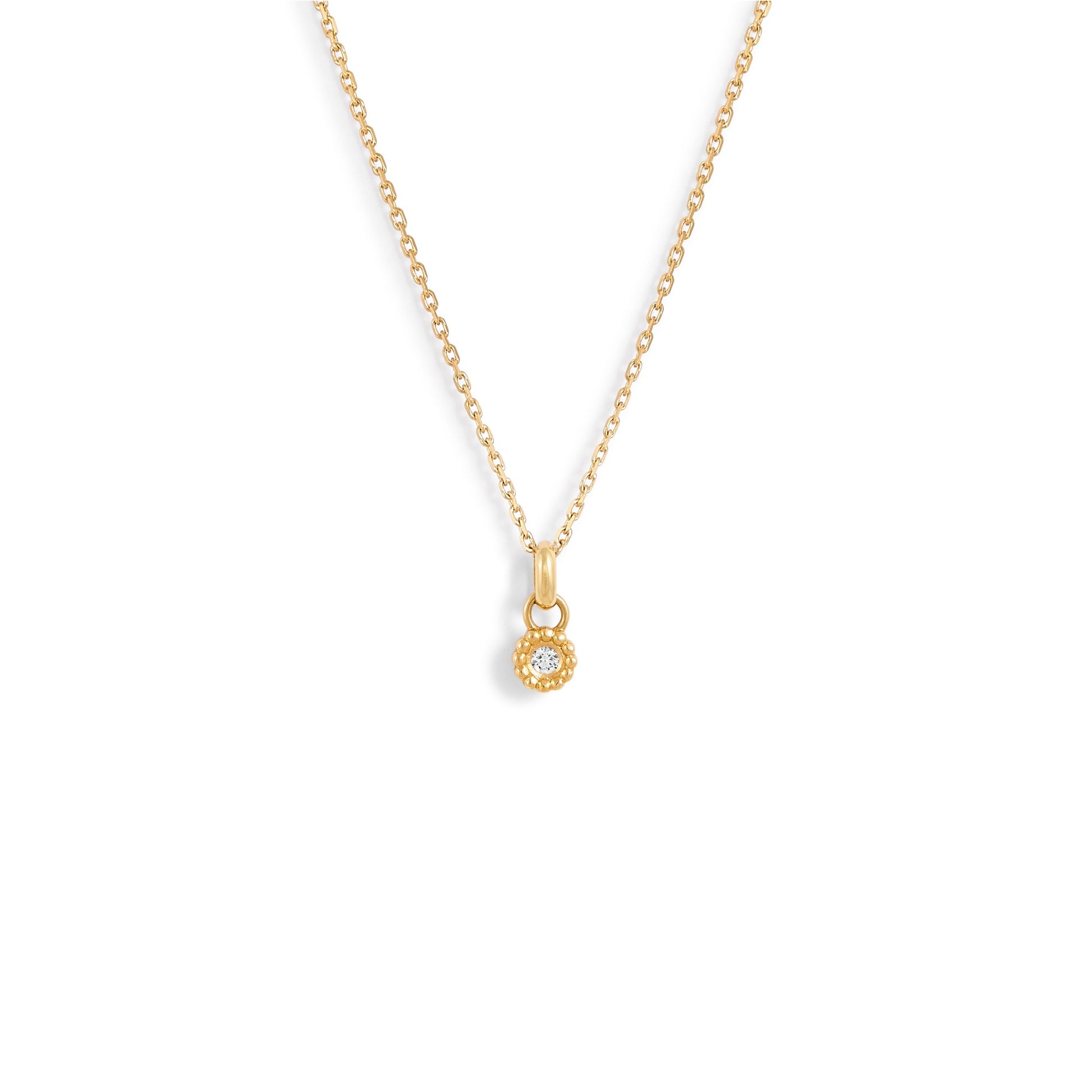 Pendentif Marguerite - Or 18 carats