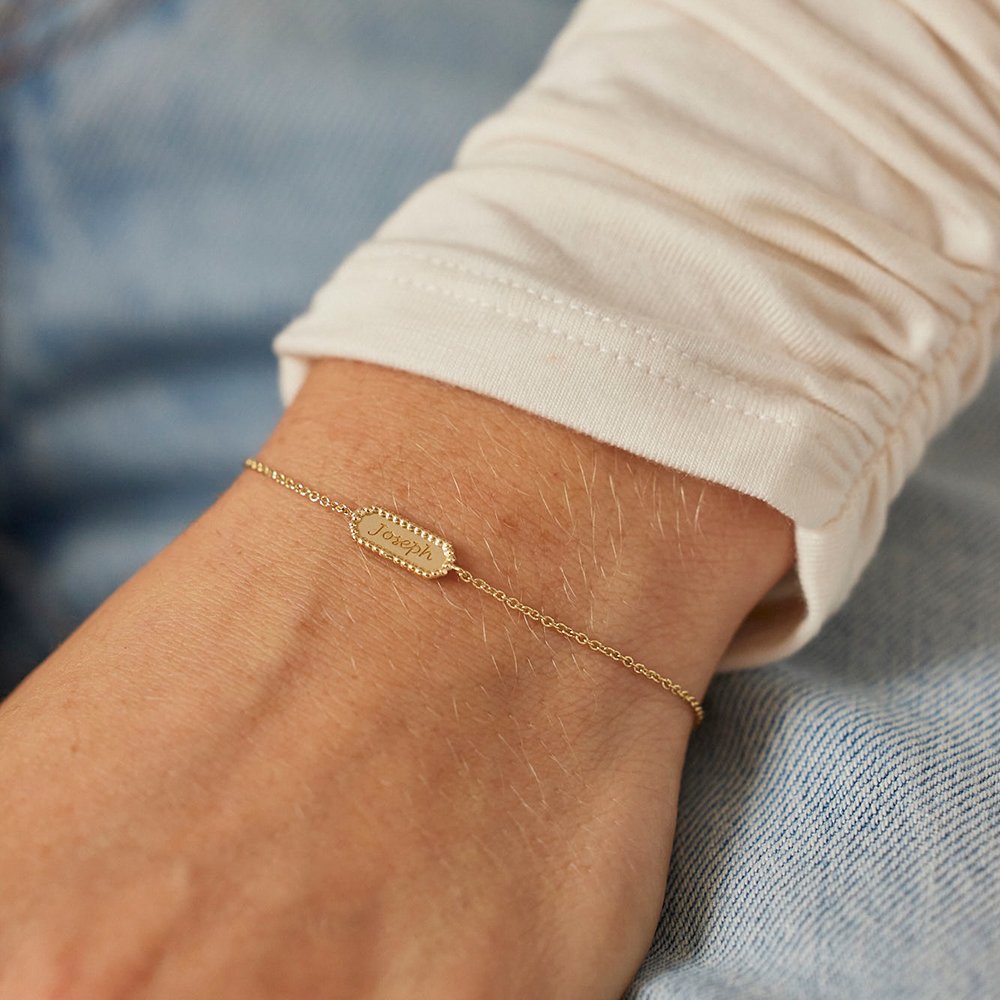 Bracelet gourmette - Or 18 carats