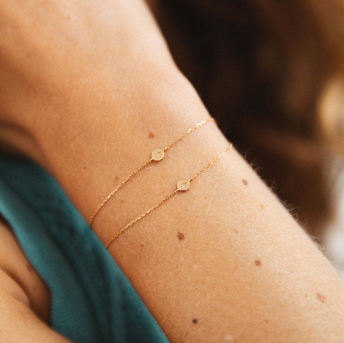 Bracelet Éternité - Or 18 carats et diamant