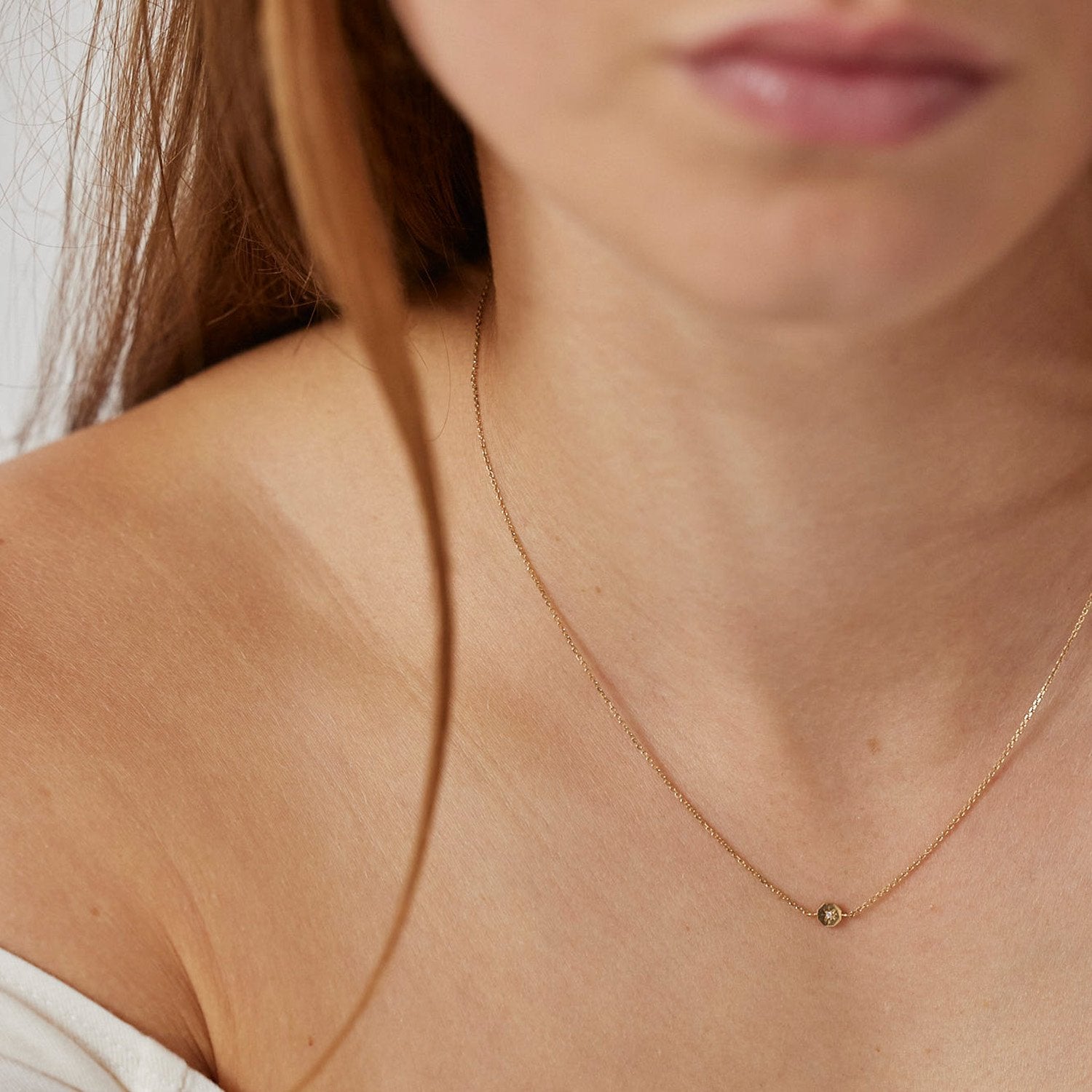 Collier Éternité - Or 18 carats et diamant