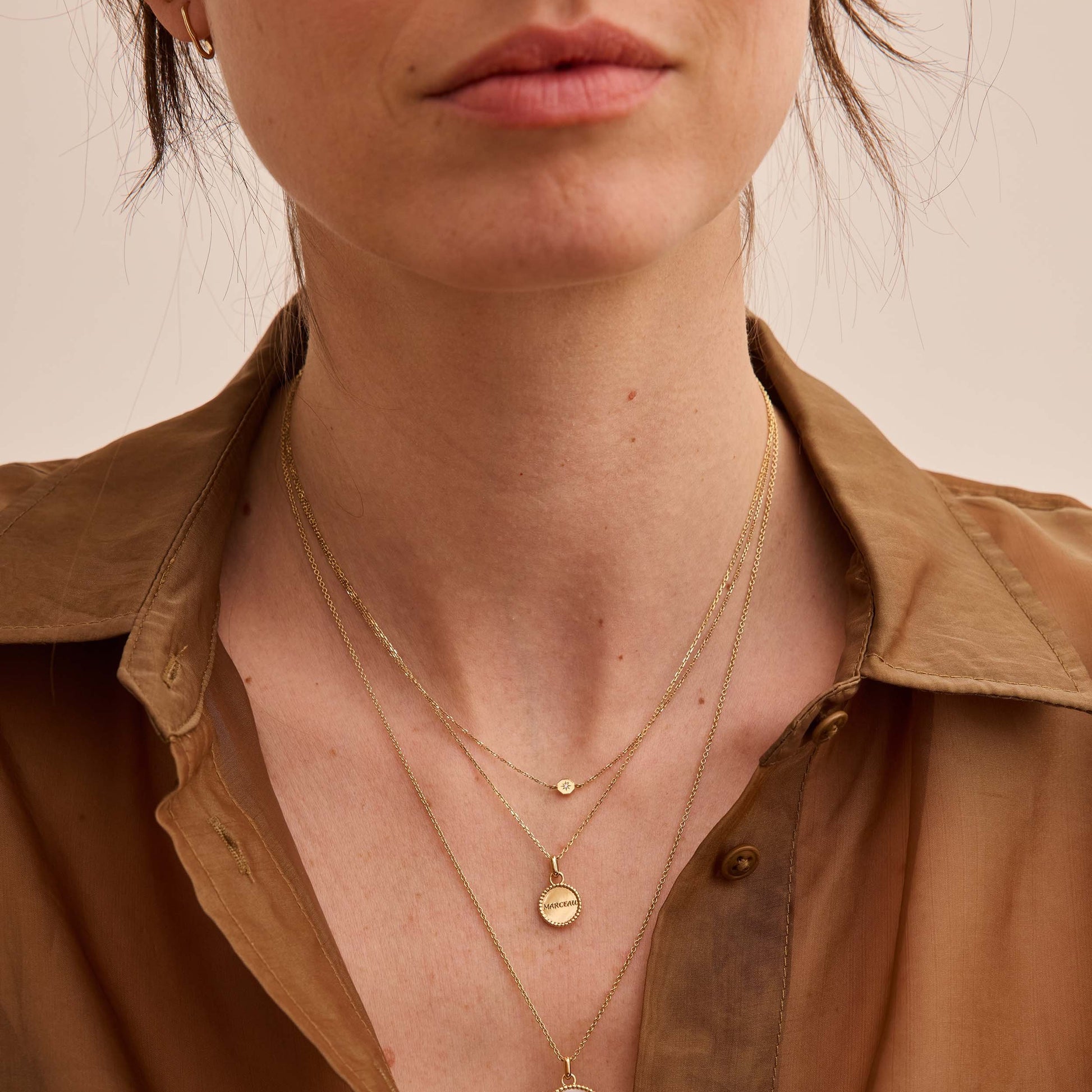 Collier Éternité - Or 18 carats et diamant