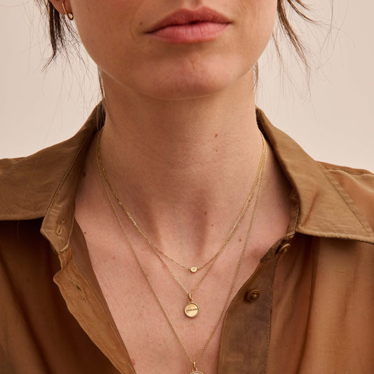 Collier Éternité - Or 18 carats et diamant