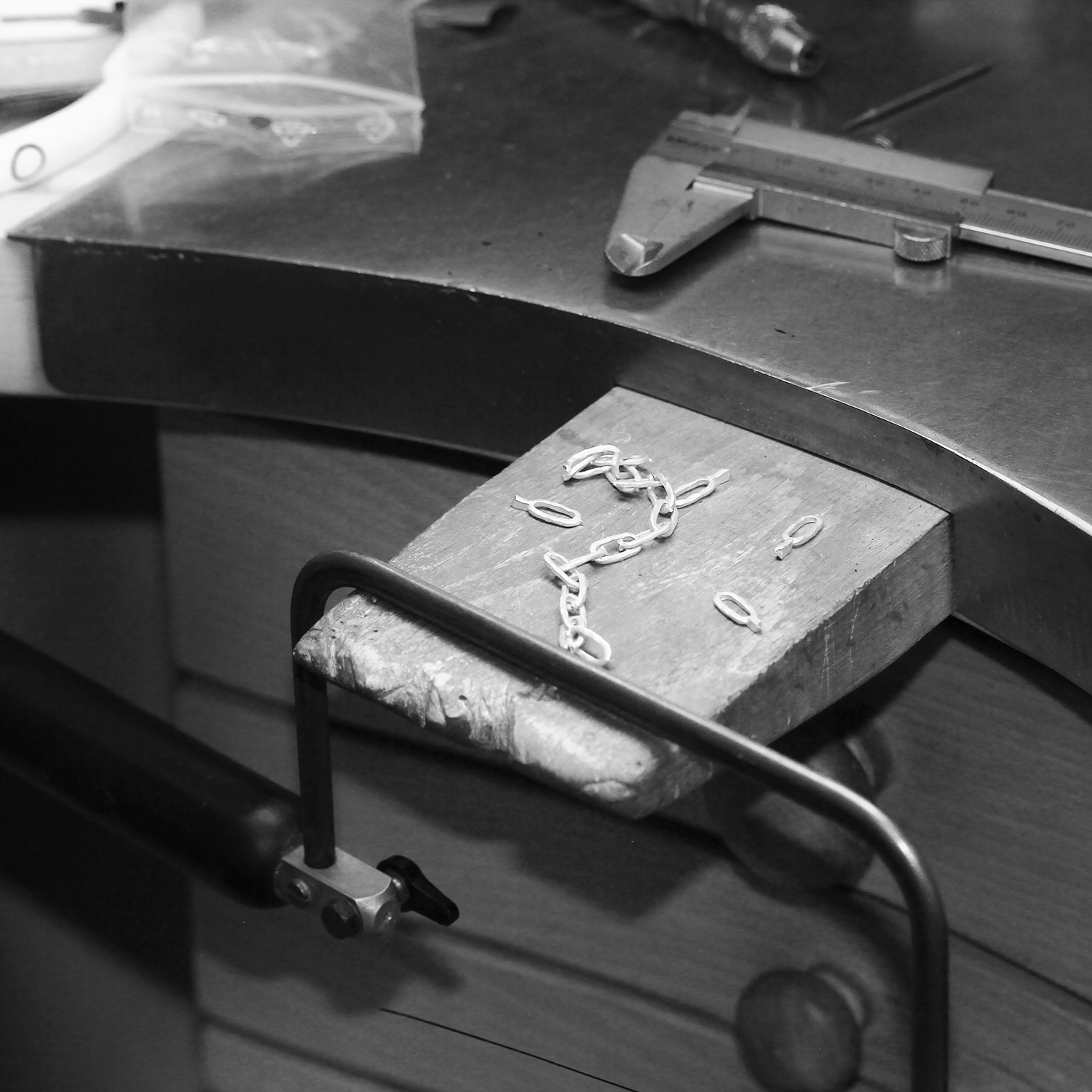 Bracelet cordon Maillons - Or 18 carats