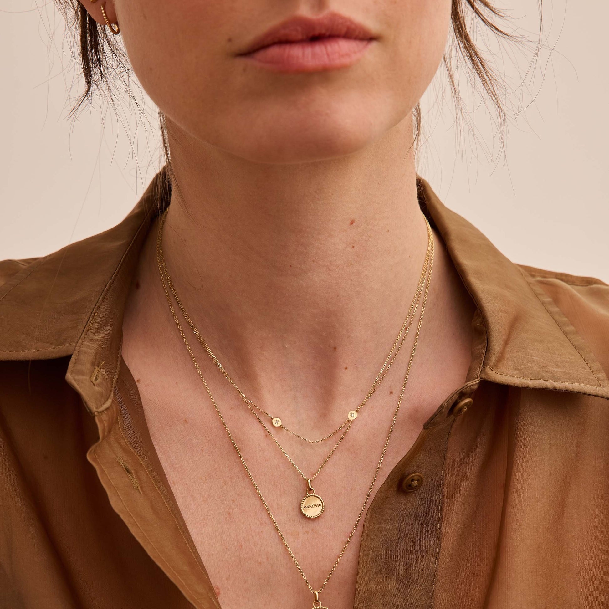 Collier Éternité - Or 18 carats et diamant