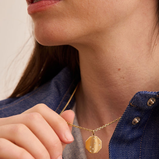 Médaille Constellations - Or jaune