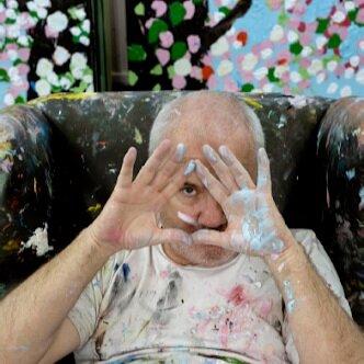 Cerisiers en fleurs, Damien Hirst - Exposition Fondation Cartier