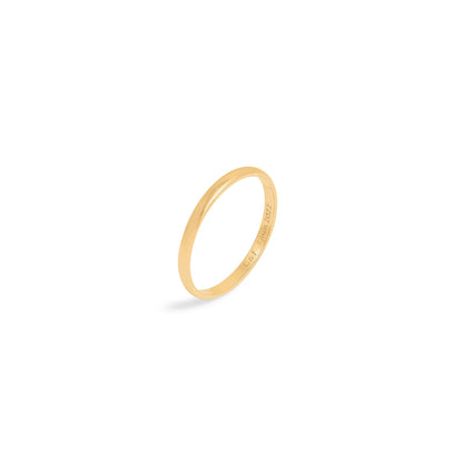 Alliance Fil 2 mm - Or 18 carats
