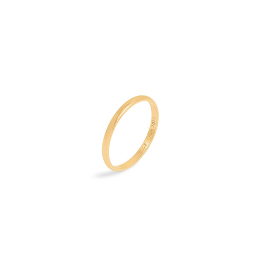 Alliance Fil 2 mm - Or 18 carats