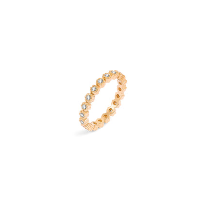 Alliance Mini Marguerite - Or 18 carats et diamants