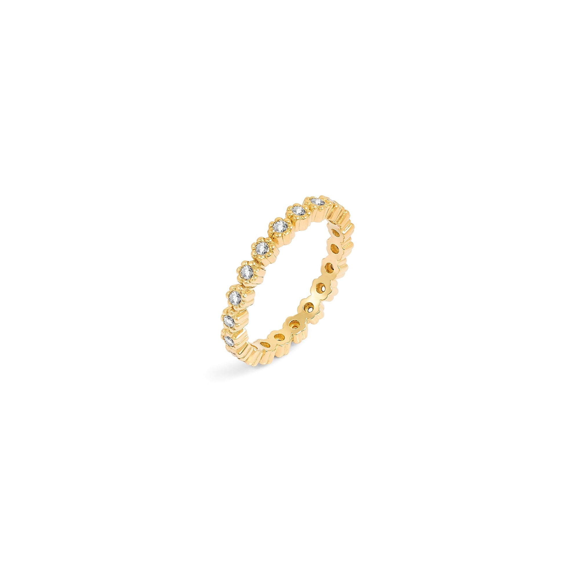 Alliance Mini Marguerite - Or 18 carats et diamants