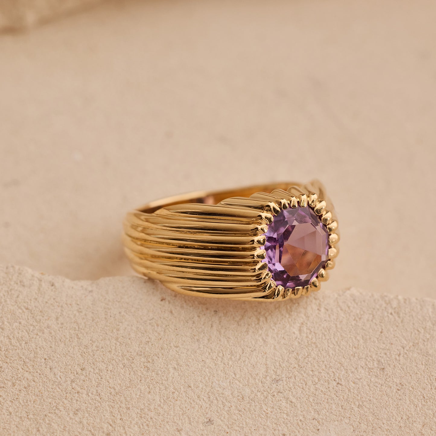 Bague Dôme Améthyste
