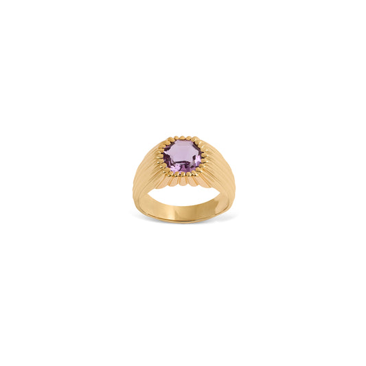 Bague Dôme Améthyste