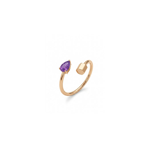 Bague P 22 améthyste