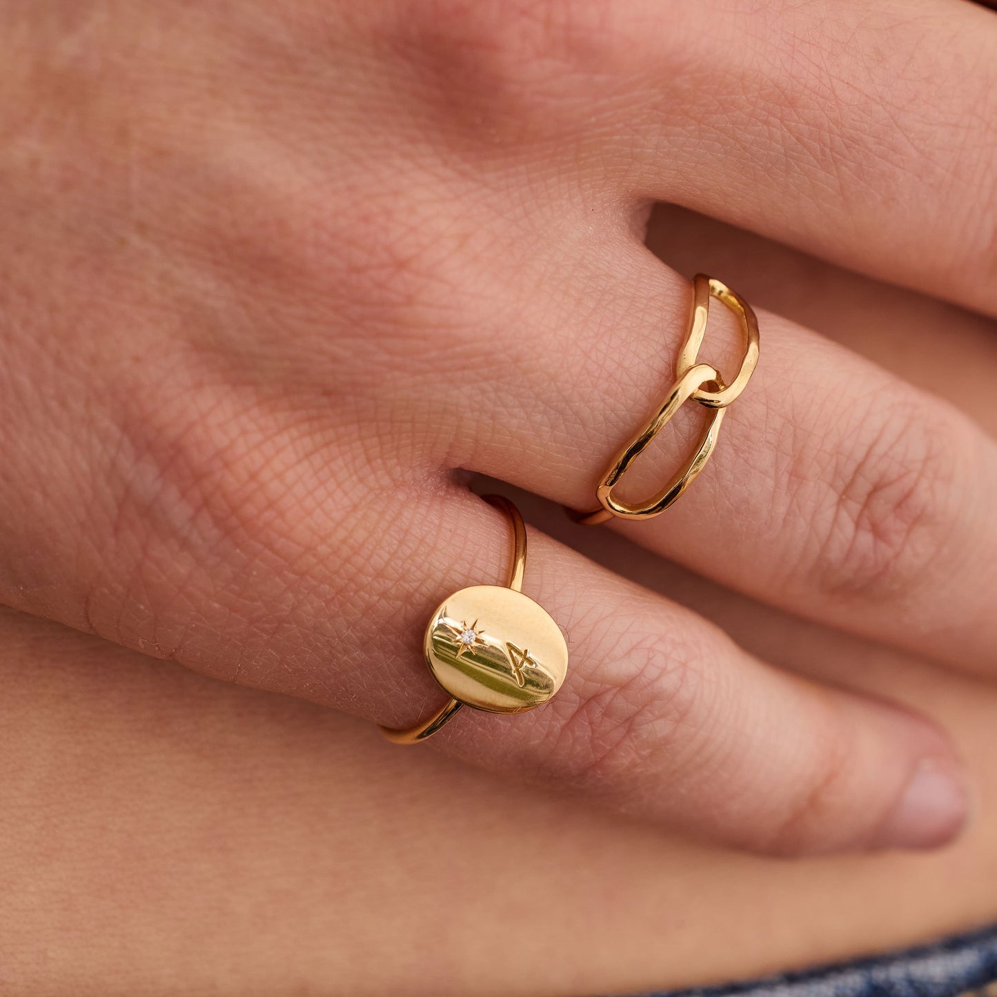 Bague Forget me not - Or 18 carats et diamant