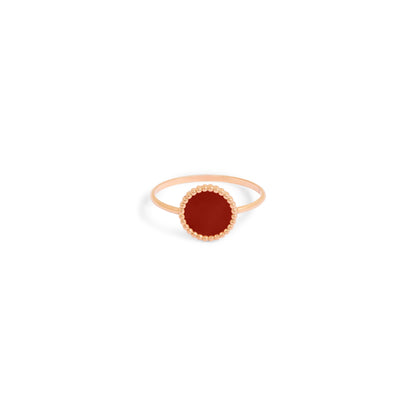 Bague Nuances cornaline - Or rose 18 carats