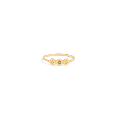Bague Twist - Or jaune