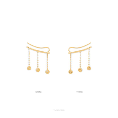 Boucle d'oreille Éternité Valse