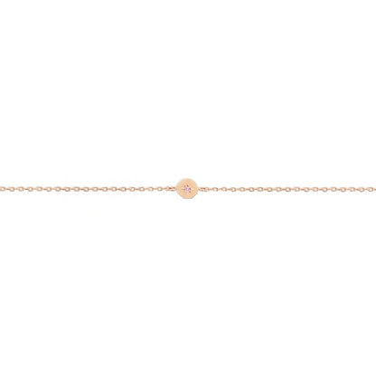 Bracelet Éternité - Saphir rose