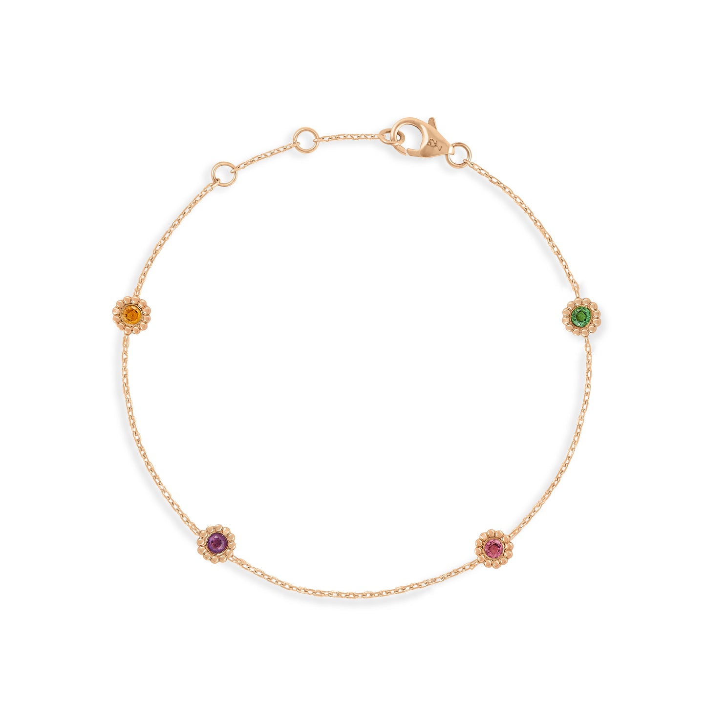 Bracelet Marguerite Arc-en-ciel