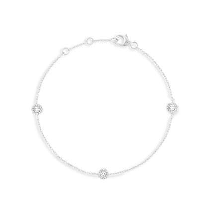 Bracelet Marguerite diamant