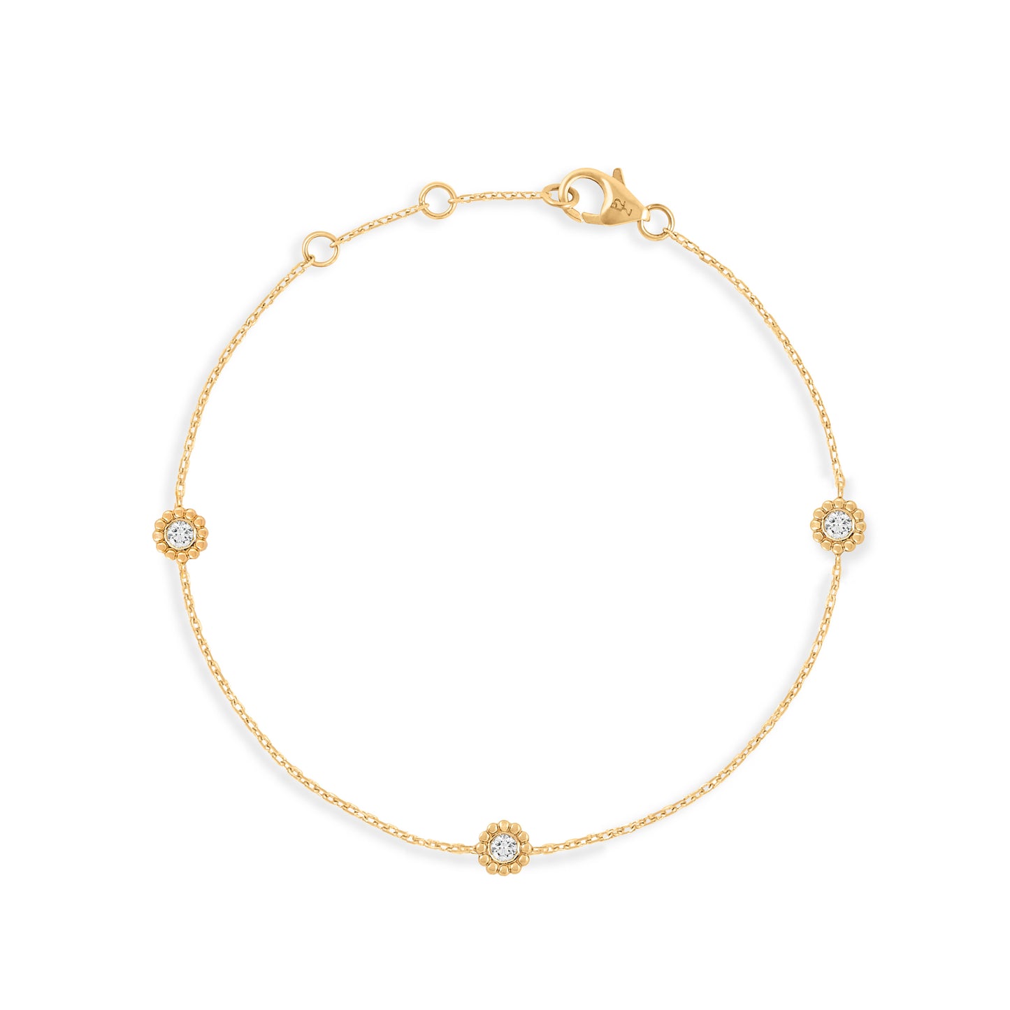 Bracelet Marguerite diamant