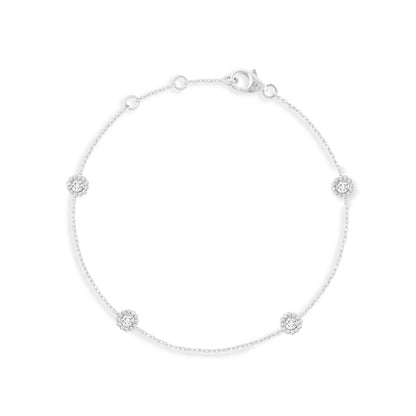 Bracelet Marguerite diamant