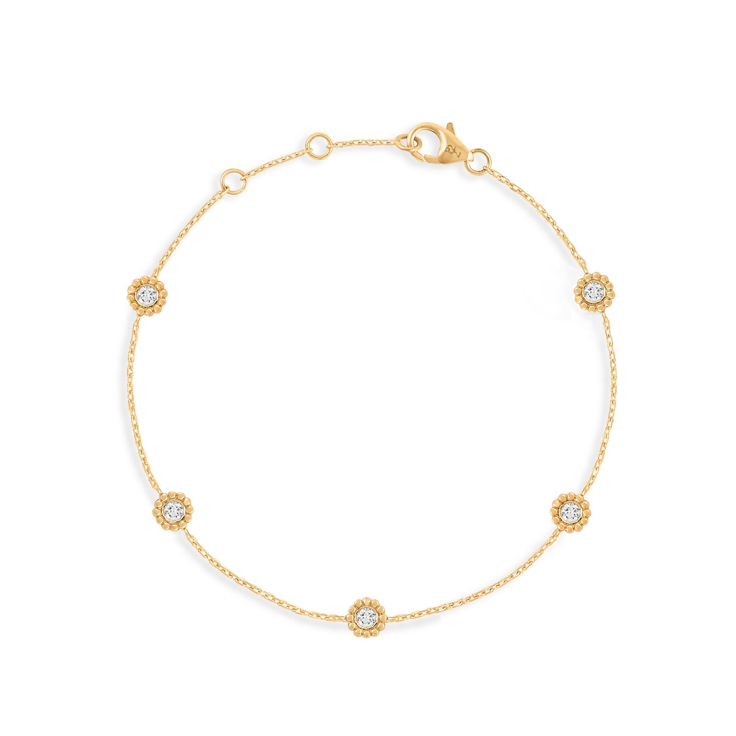 Bracelet Marguerite diamant