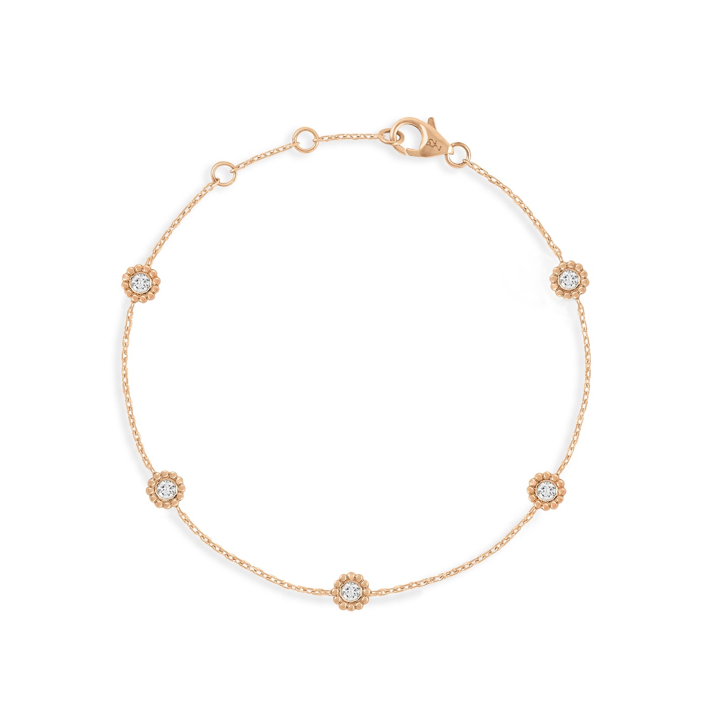 Bracelet Marguerite diamant