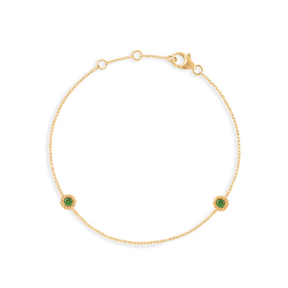 Bracelet Marguerite tsavorite