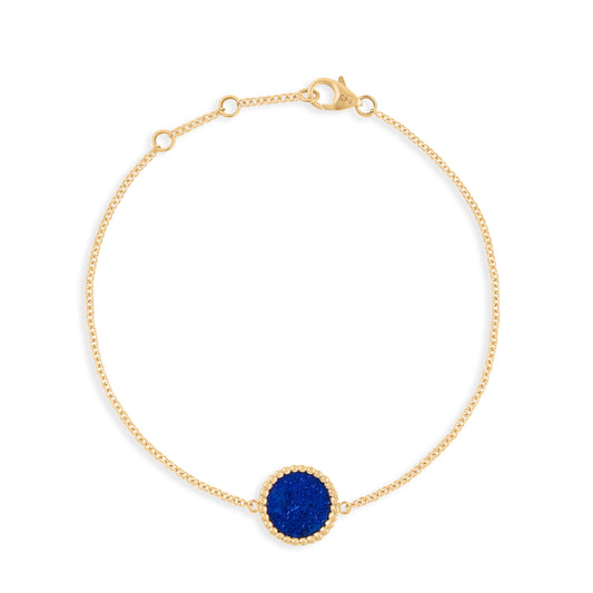 Bracelet Nuances Lapis lazuli - Or jaune 18 carats