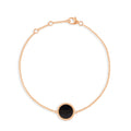 Bracelet Nuances Onyx - Or rose 18 carats