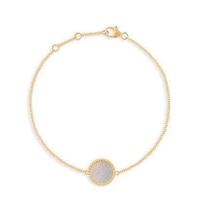 Bracelet Nuances nacre - Or jaune 18 carats
