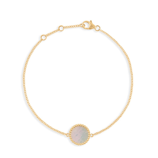 Bracelet Nuances nacre - Or jaune 18 carats
