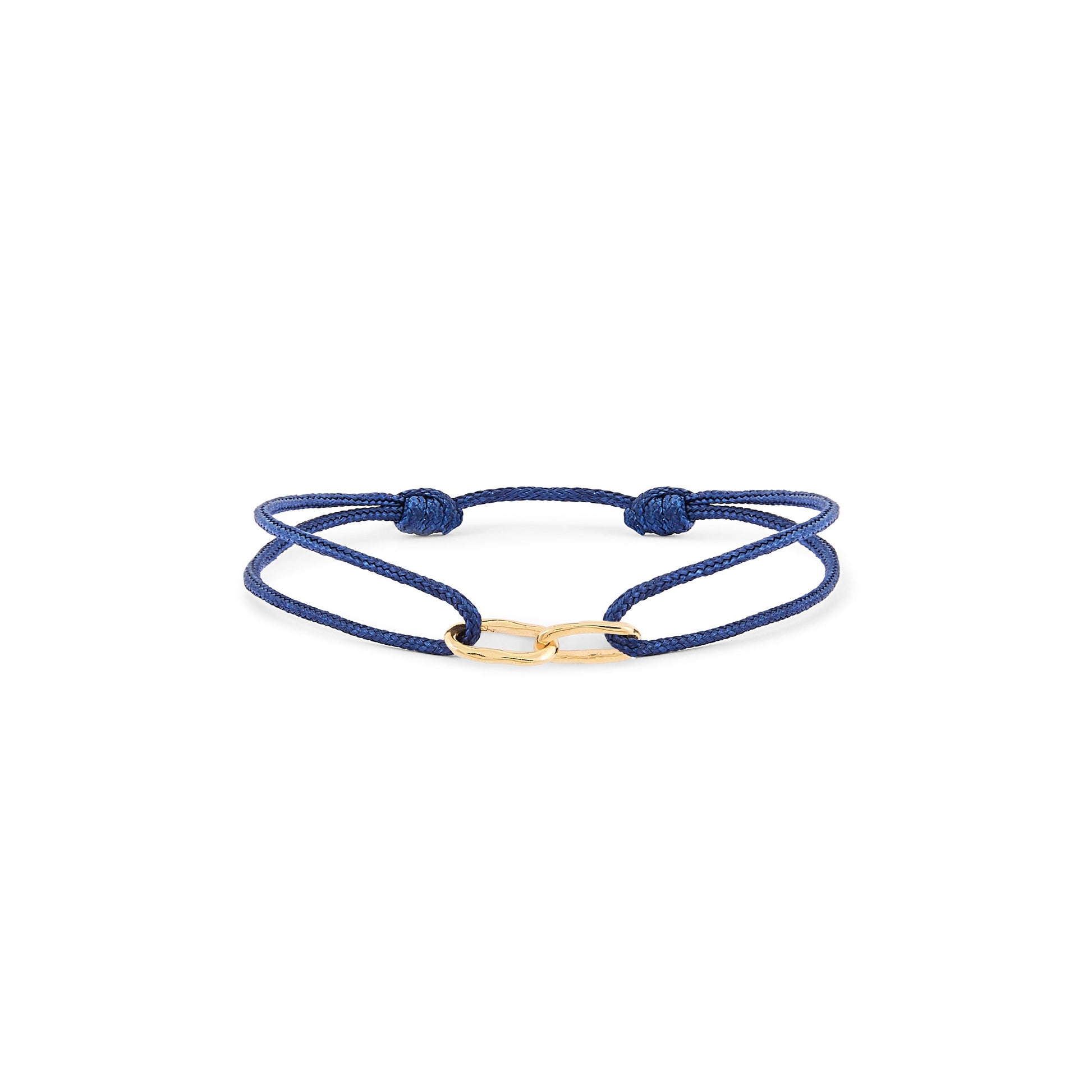 Bracelet cordon Maillons - Or 18 carats