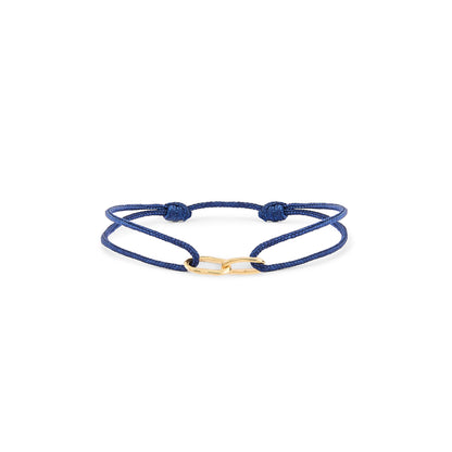 Bracelet cordon Maillons - Or 18 carats