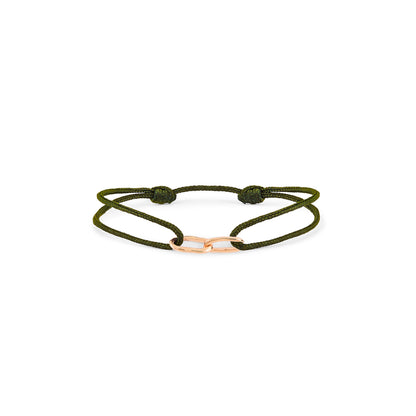 Bracelet cordon Maillons
