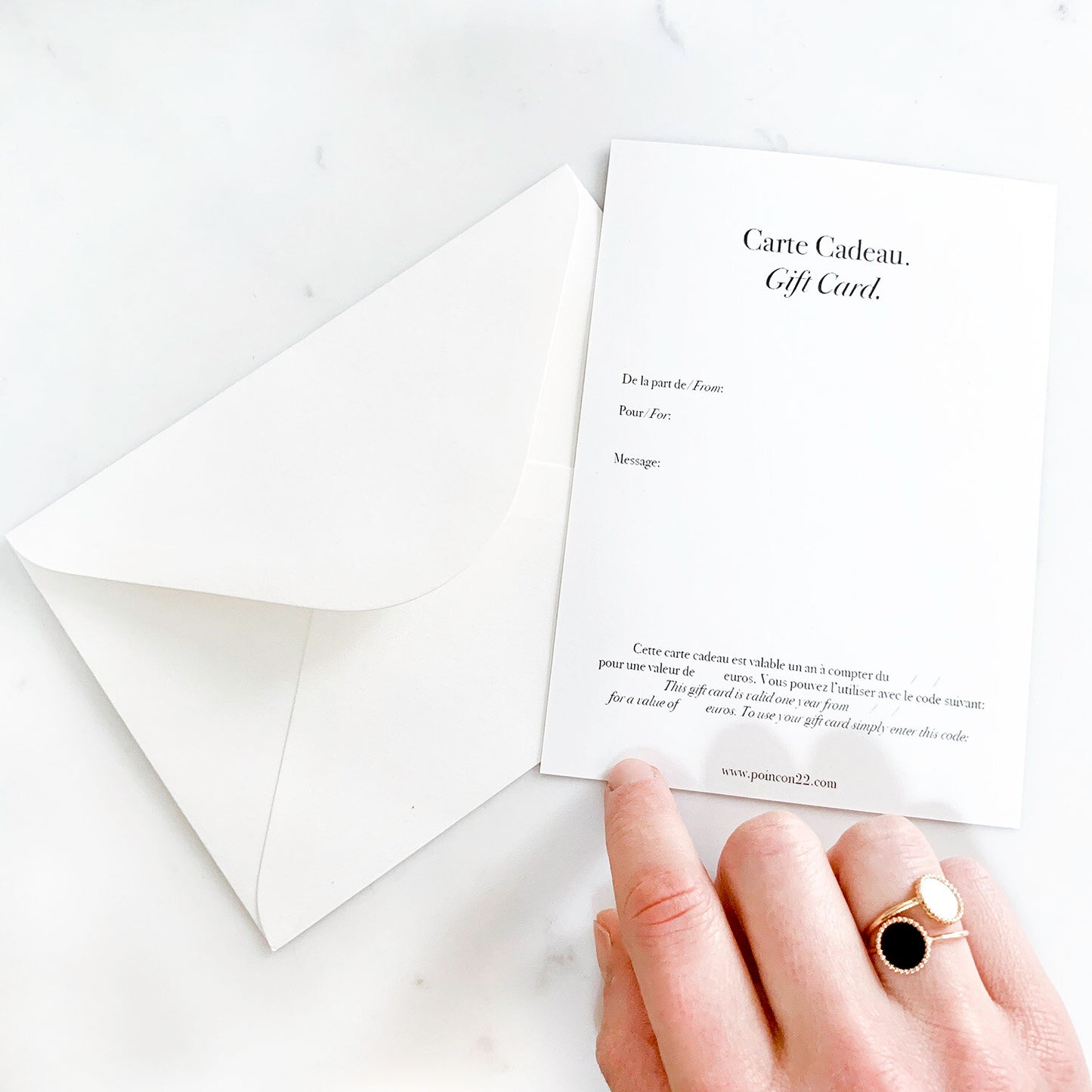 Carte cadeau Poinçon 22